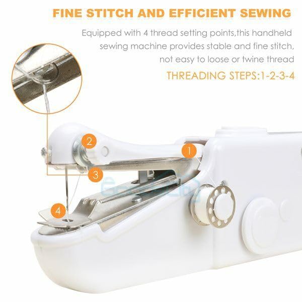 CzarX Electric Handheld Sewing Machine For Stitching|New & Improved|Mini Portable Handheld Sewing Machine For Home