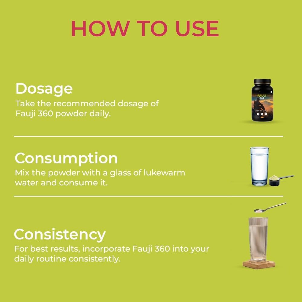 “Fauji 360 – Herbal Energy & Stamina Booster | Daily Vitality & Endurance Support for Men & Women”