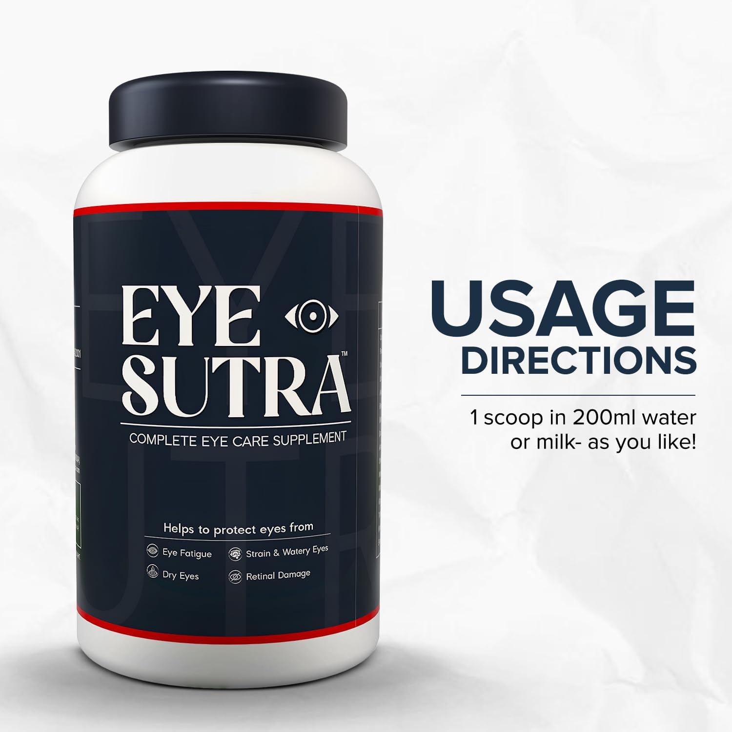 Herbal Deck Eye Sutra - Natural Eye Care Supplement for Optimal Vision and Wellness | Helps in Eye Vision Care Strain, Dryness, Redness & Itchingn