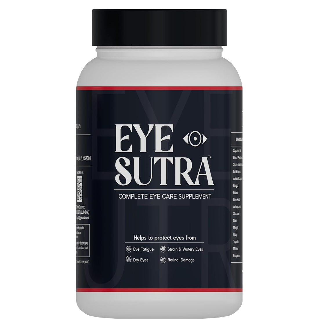 Herbal Deck Eye Sutra - Natural Eye Care Supplement for Optimal Vision and Wellness | Helps in Eye Vision Care Strain, Dryness, Redness & Itchingn