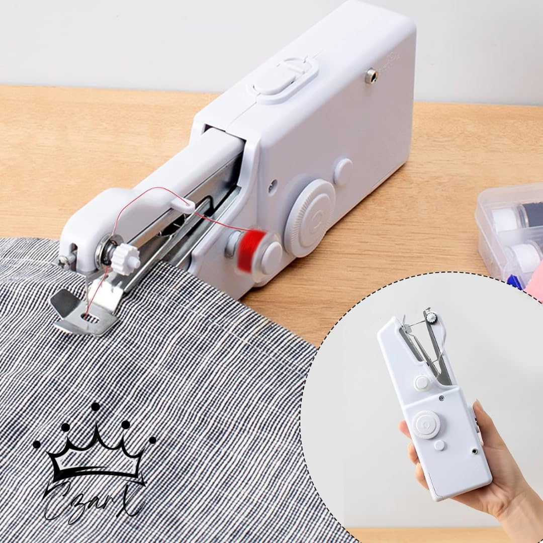 CzarX Electric Handheld Sewing Machine For Stitching|New & Improved|Mini Portable Handheld Sewing Machine For Home