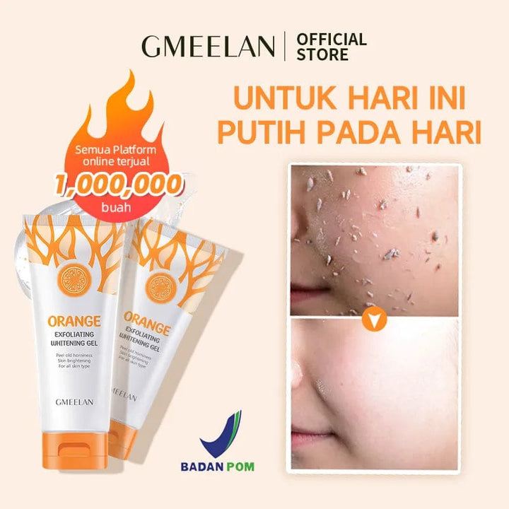 GMEELAN ORANGE EXFOLIATING GEL AND LAZY CREAM ( IMPORTED FROM SOUTH KOREA kr ) | BUY 1 GET 1 FREE | ⭐️⭐️⭐️⭐️ 4.9/5 Reviews