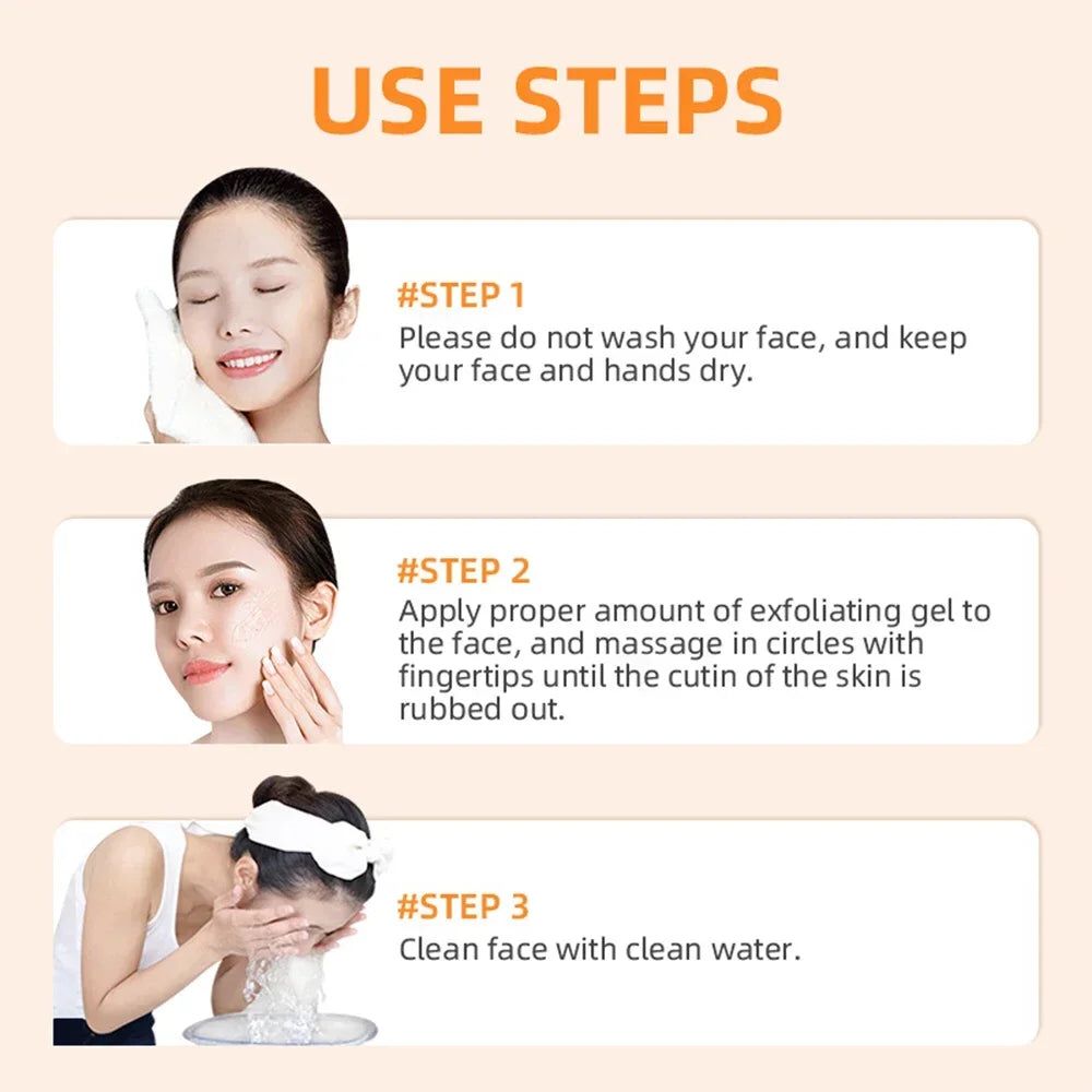 GMEELAN ORANGE EXFOLIATING GEL AND LAZY CREAM ( IMPORTED FROM SOUTH KOREA kr ) | BUY 1 GET 1 FREE | ⭐️⭐️⭐️⭐️ 4.9/5 Reviews