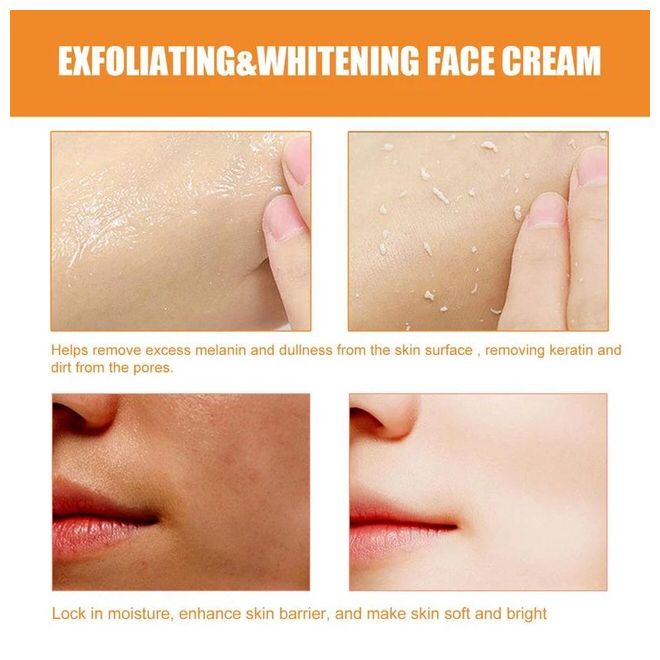 GMEELAN ORANGE EXFOLIATING GEL AND LAZY CREAM ( IMPORTED FROM SOUTH KOREA kr ) | BUY 1 GET 1 FREE | ⭐️⭐️⭐️⭐️ 4.9/5 Reviews