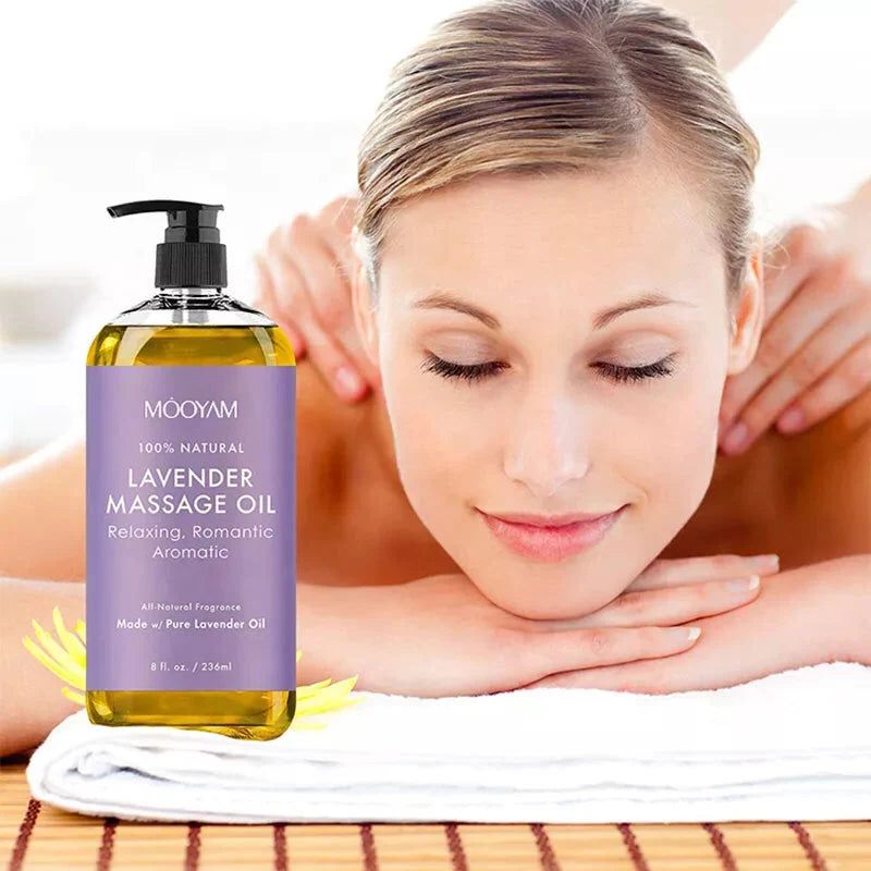 Lavender Infused Massage Oil – 100% Organic, Ideal for Sensual Body Care | BUY 1 GET 1 FREE |⭐️⭐️⭐️⭐️ 4.9/5 Reviews