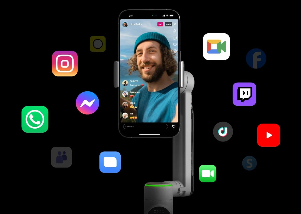 Insta 360 Flow 2.O Pro with AI Imported to USA with FDA Certificate