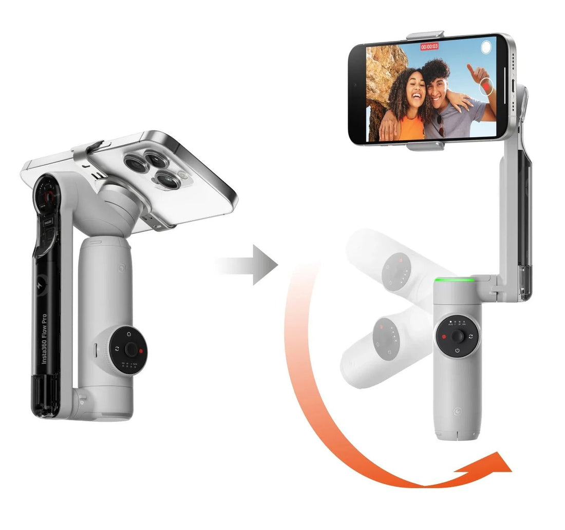 Insta 360 Flow 2.O Pro with AI Imported to USA with FDA Certificate