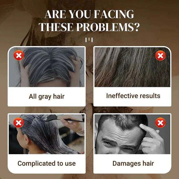 Everglow Japanese Long Lasting Natural Hair Dye Shampoo ( Buy 1 Get 1 Free😍)