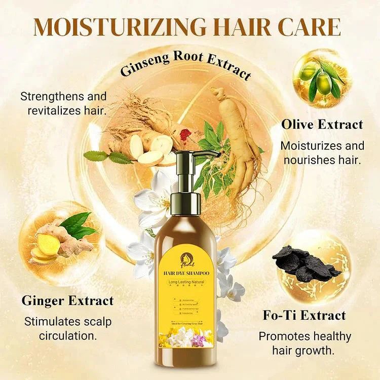 Everglow Japanese Long Lasting Natural Hair Dye Shampoo ( Buy 1 Get 1 Free😍)