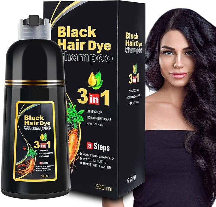 ✨The New-Black Hair Dye Shampoo Instant 3 in 1-100% Black Coverage (Buy 1 Get 1 Free😍)