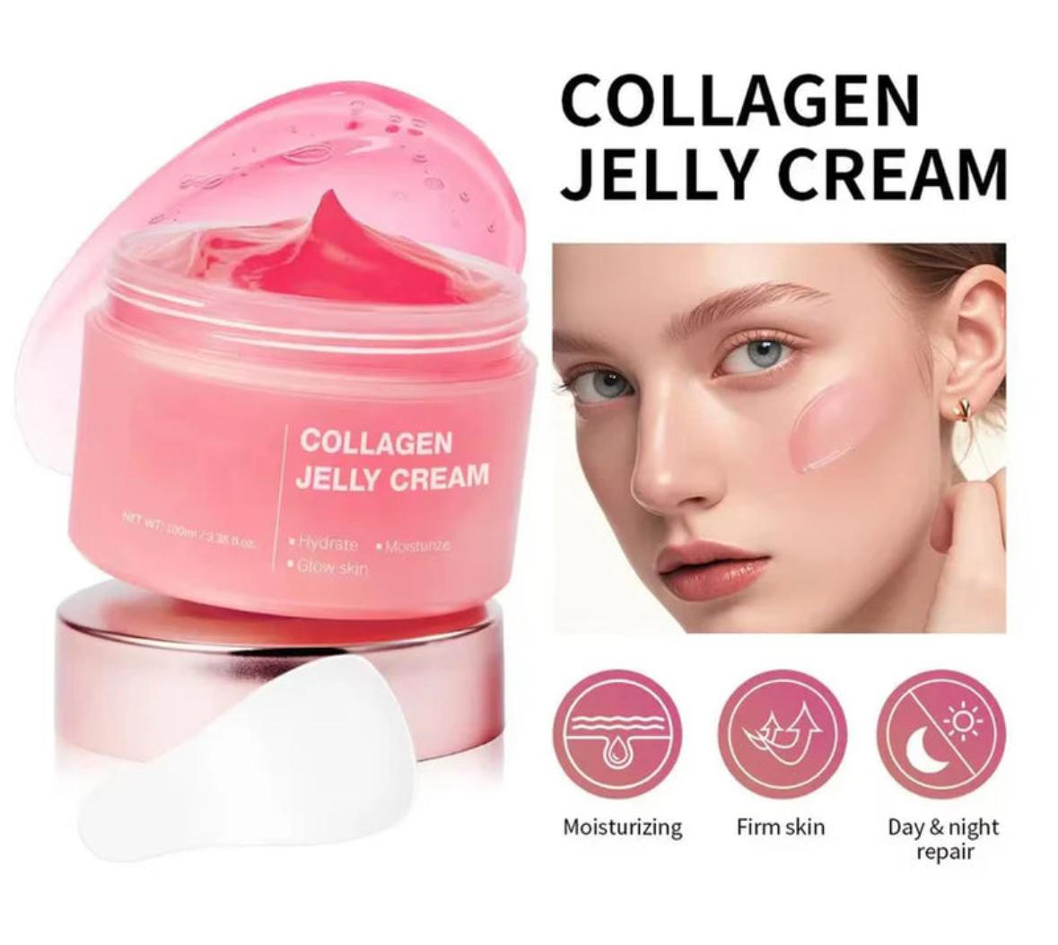 Korean Collagen Jelly Cream - Niacinamide and Freeze-Dried Collagen-BUY 1 GET 1 FREE ⭐️⭐️⭐️⭐️ 4.9/5 Reviews