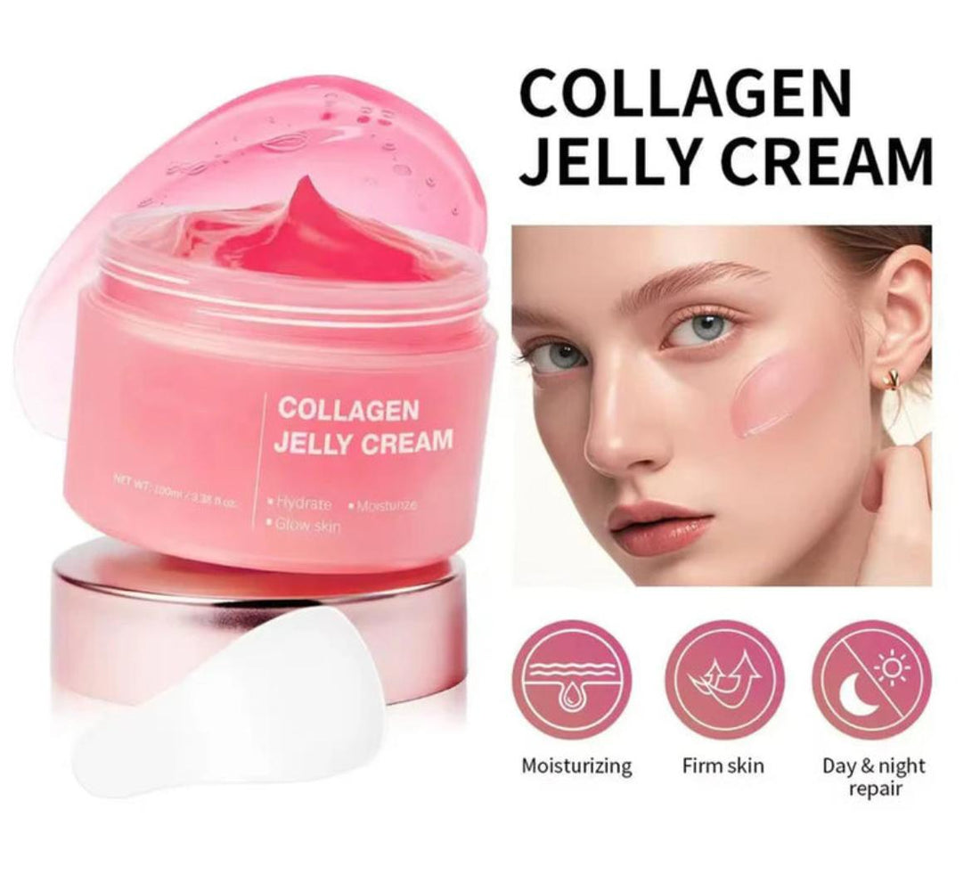 Korean Collagen Jelly Cream - Niacinamide and Freeze-Dried Collagen-BUY 1 GET 1 FREE ⭐️⭐️⭐️⭐️ 4.9/5 Reviews