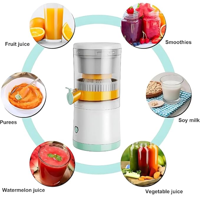 🍊 USB Rechargeable Electric Citrus Juicer – Fresh Juice Anytime, Anywhere! 🍊