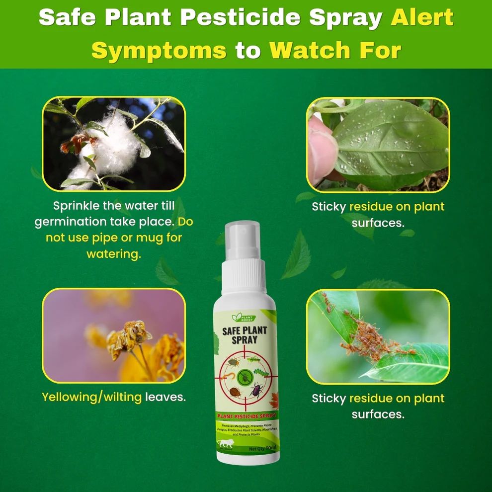 Natural Plant Care Combo - Plant Boost with Safe Plant Sprays ( Pack of 5 )