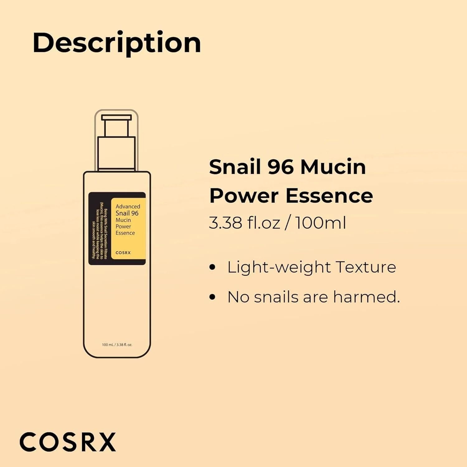 Snail 96 Mucin Power Essence 100 Ml | BUY 1 GET 1 FREE |