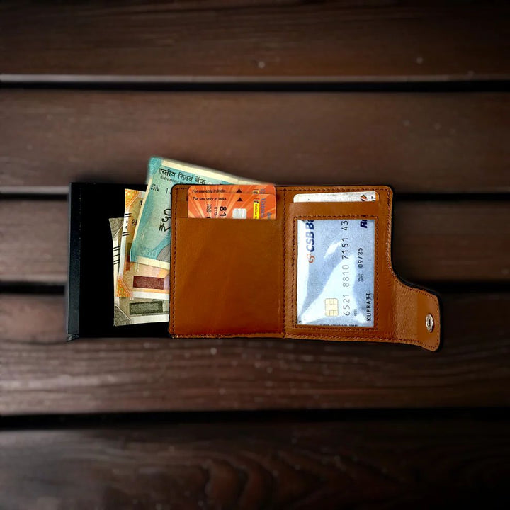 CrocPop Classic – Crocodile Leather Pop-Up Wallet| BUY 1 GET 1 FREE | ⭐️⭐️⭐️⭐️ 4.9/5 Reviews