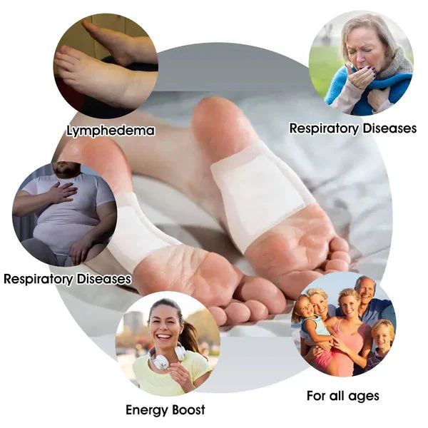 Bee Venom Lymphatic Drainage & Slimming Foot Patches 🌿👣10 Foot Patches!| BUY 1 GET 1 FREE | ⭐️⭐️⭐️⭐️ 4.9/5 Reviews