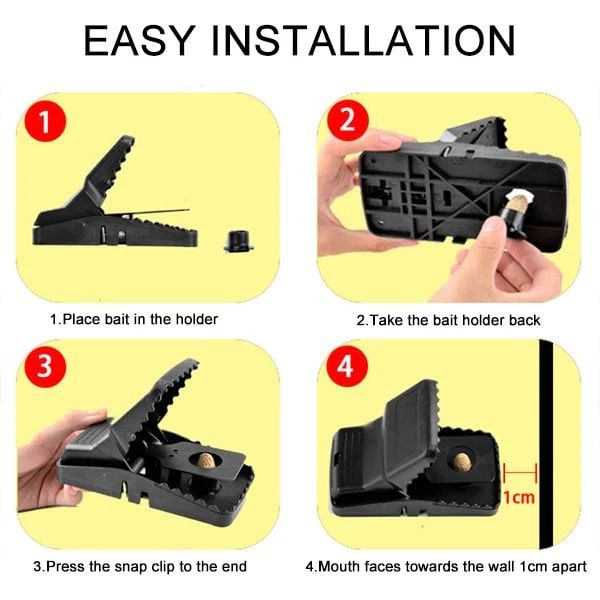 High Sensitivity Powerful Mouse Trap -BUY 1 GET 1 FREE ⭐️⭐️⭐️⭐️ 4.9/5 Reviews