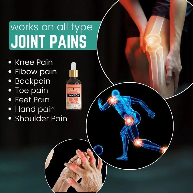 Joint ON- India's Best Pain Relef Oil | For Joints, Knee & Back Pain | Recommend by Doctors 30ml -BUY 1 GET 1 FREE ⭐️⭐️⭐️⭐️ 4.9/5 Reviews