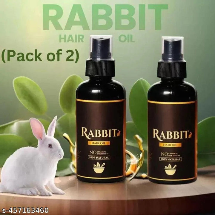 🌿Rabbit Herbal Hair Oil 😍Buy 1 Get 1 Free Today!😍