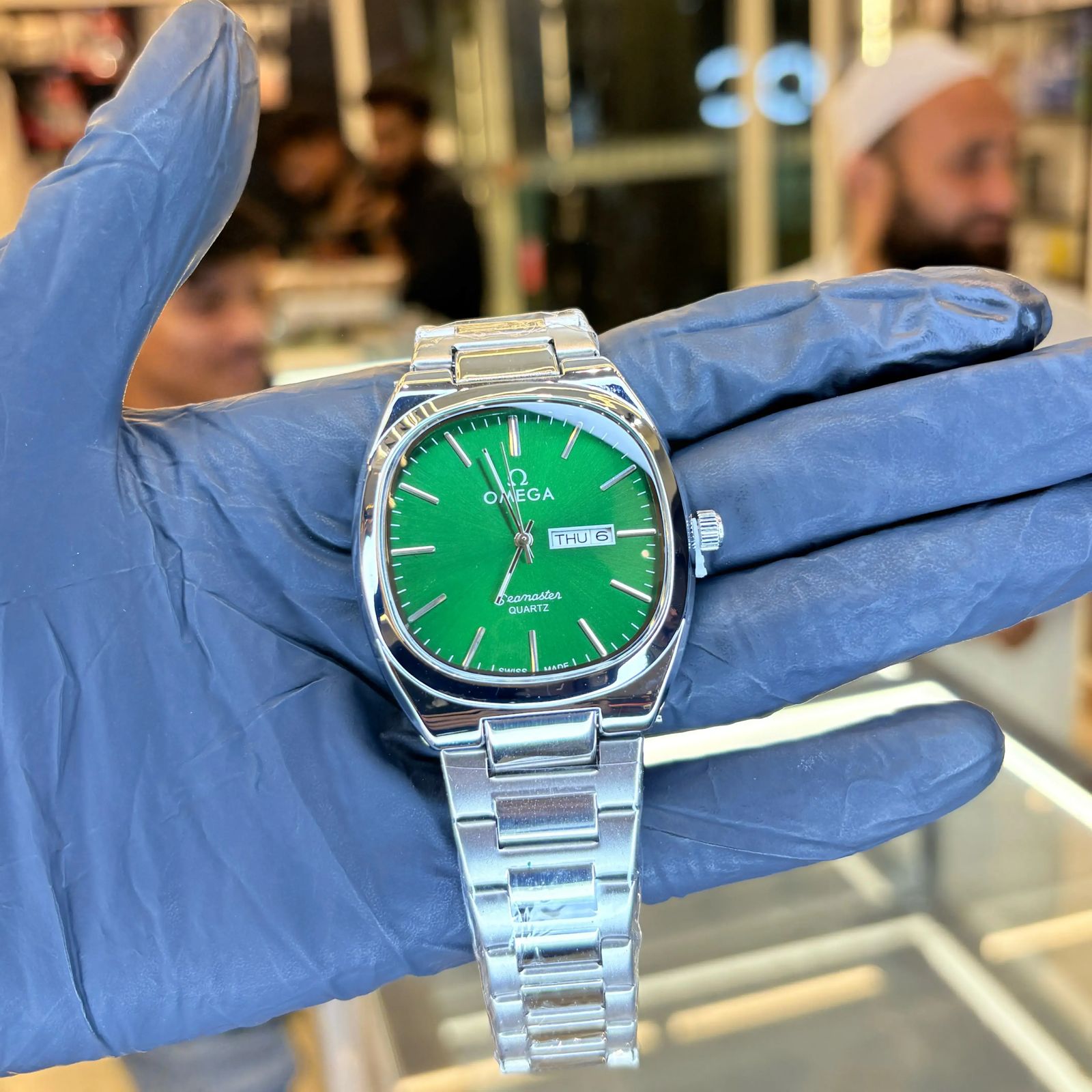 Omega dome glass watch for men