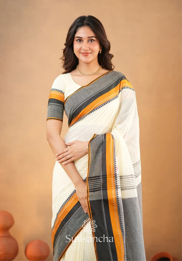 Shushree Handwoven Bliss Bengal Cotton Saree