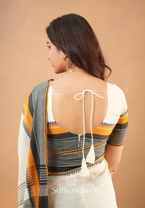 Shushree Handwoven Bliss Bengal Cotton Saree