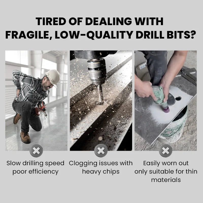 Ultra-Hard Alloy Drill Bit Kit - (Set of 13)