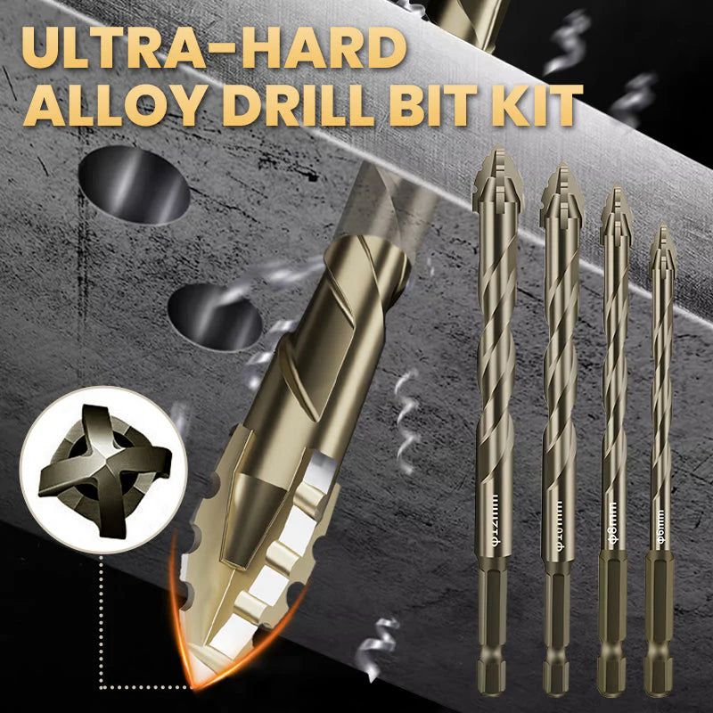 Ultra-Hard Alloy Drill Bit Kit - (Set of 13)