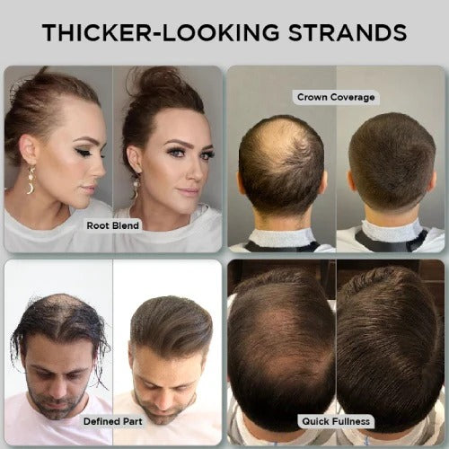 Hair Building Fibers 25g | Instant Volume & Thicker Hair Look – Natural Keratin Formula