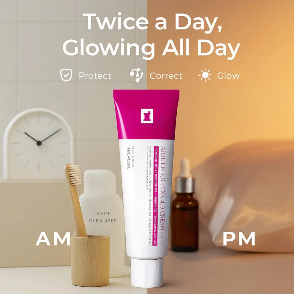 GlowRevive Cream : Arbutin 7% + Tranexamic Acid 4%