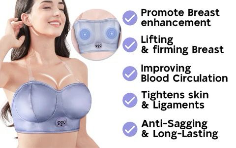 Fivfivgo™ EMS Bust Massager Bra. ( Free Size Auto Adjustment for All Sizes ) Pack of 1