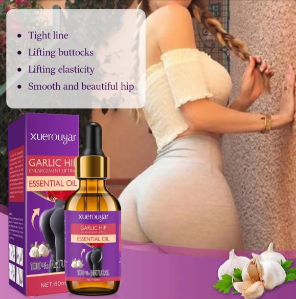Natural Organic Effectively Firming Hip Massage Oil Garlic Butt Enlargement Oil- BUY 1 GET 1 FREE...