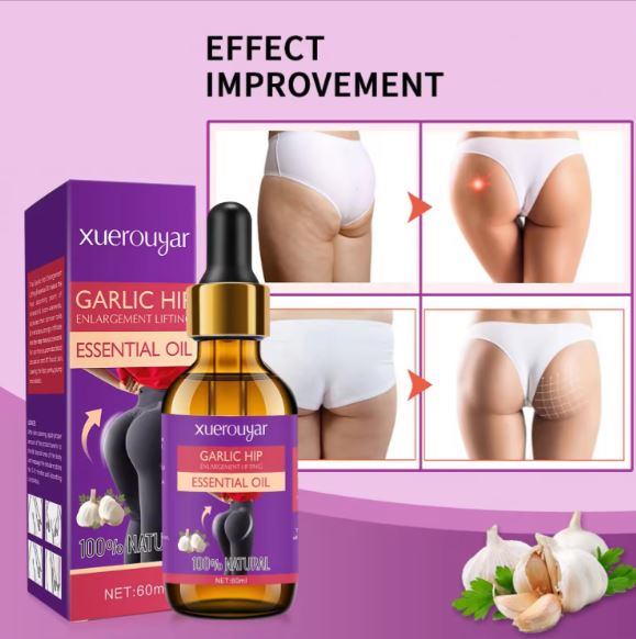 Natural Organic Effectively Firming Hip Massage Oil Garlic Butt Enlargement Oil- BUY 1 GET 1 FREE...
