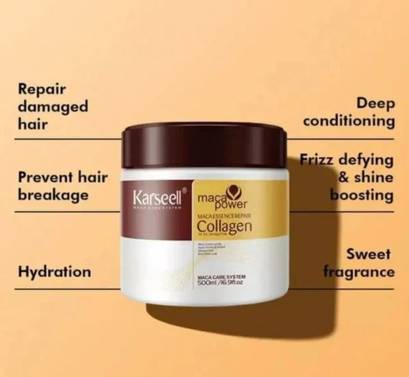 KARCEELL™️ MACA POWER COLLAGEN HAIR MASK (BUY 1 GET 1 FREE)