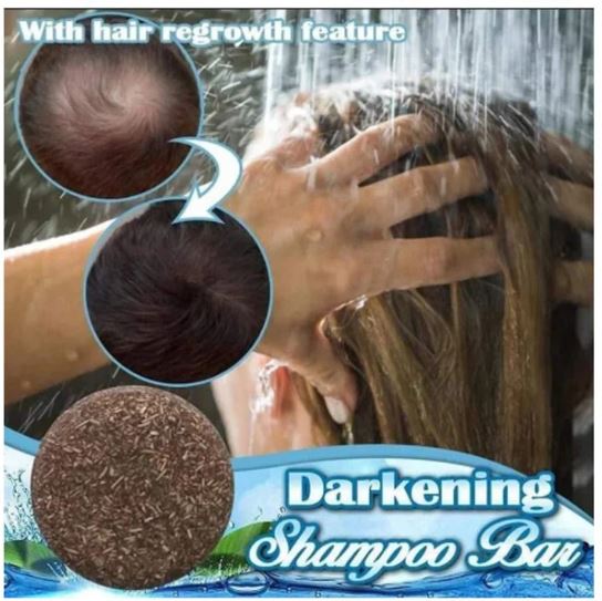 Organic Grey Reverse Shampoo Bar 🍃 | Buy 1 Get 1 Free [⭐⭐⭐⭐⭐4.9/5]