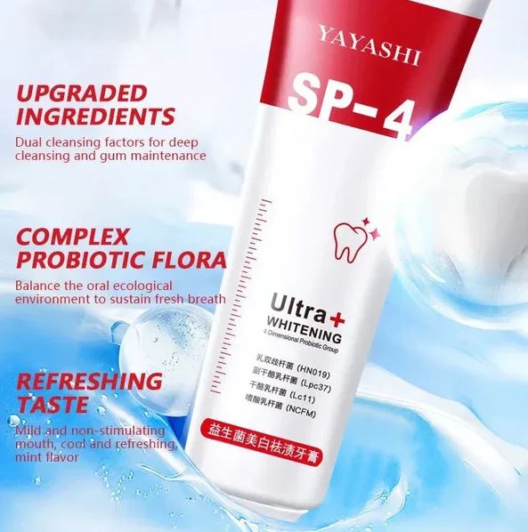 SP 4 Intensive Teeth Whitening Toothpaste ( BUY 1 GET 1 FREE ) ⭐️⭐️⭐️⭐️ 4.9/5 Reviews