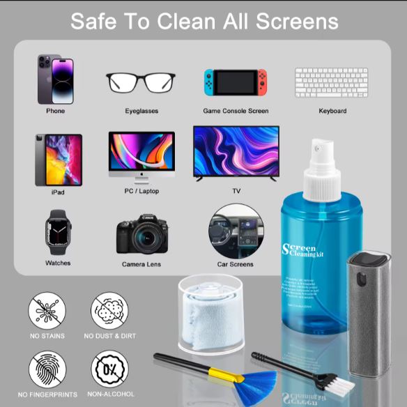 Hot Selling 200ml LCD Screen Spray Keyboard Cleaning Kit Lens Cleaner For Computer- BUY 1 GET 1 FREE
