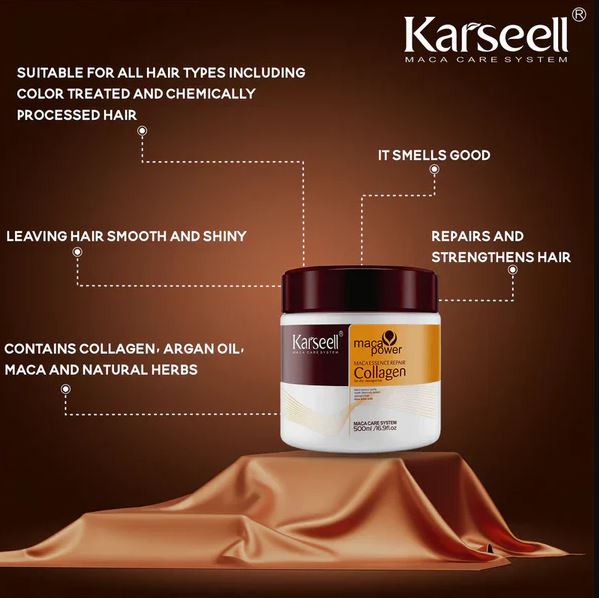 KARCEELL™️ MACA POWER COLLAGEN HAIR MASK (BUY 1 GET 1 FREE)