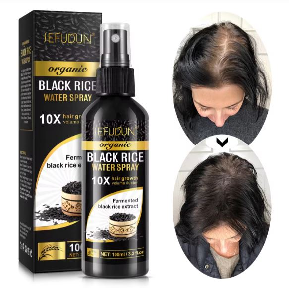 SEFUDUN Organic Black Rice Water for Hair Growth Spray- BUY 1 GET 1 FREE