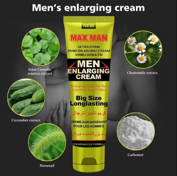 Men's Massage Cream Penis Becomes Longer Thicker Enhancement Men Energy for Care Delay Performance Boost Strength (50g)BUY 1 GET 1 FREE....