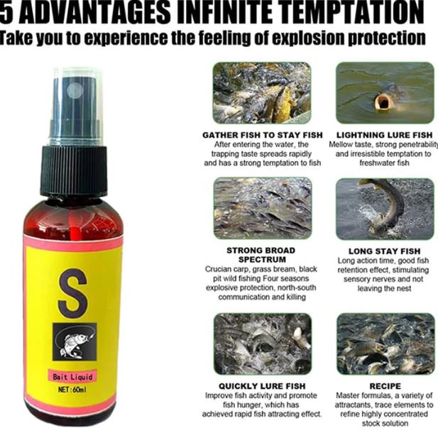 Concentration Fish Bait Attractant Enhancer Liquid (BUY 1 GET 1 FREE)