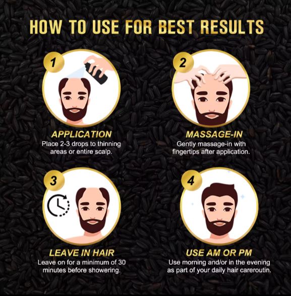 SEFUDUN Organic Black Rice Water for Hair Growth Spray- BUY 1 GET 1 FREE